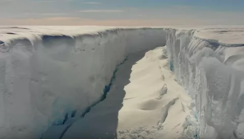 A Massive Iceberg Breaks Away thumbnail