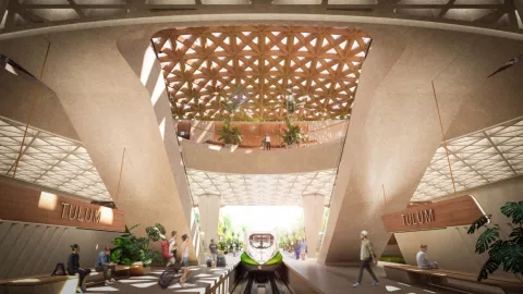 A Train Station In Harmony With Nature thumbnail